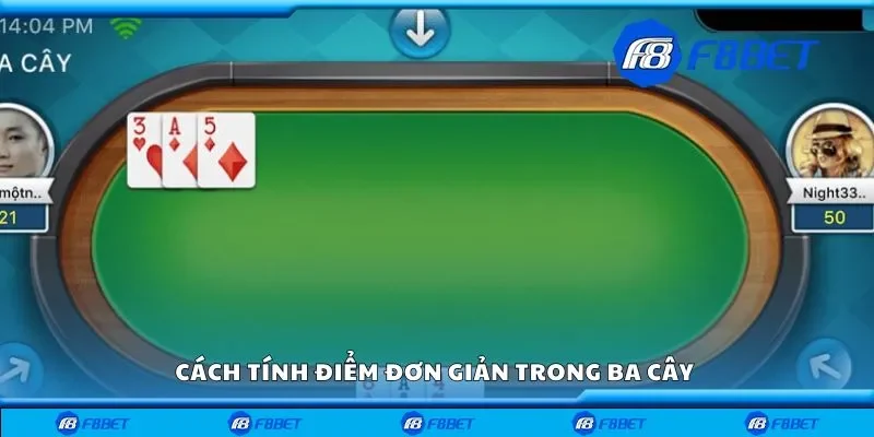 Cách tính điểm đơn giản trong ba cây 
