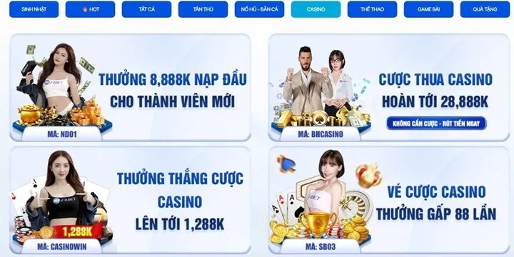 Trải nghiệm đặc biệt chỉ có tại F8bet Casino